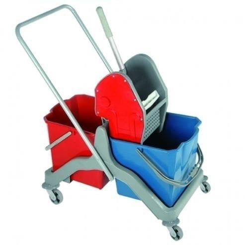 Chariot de ménage double seau